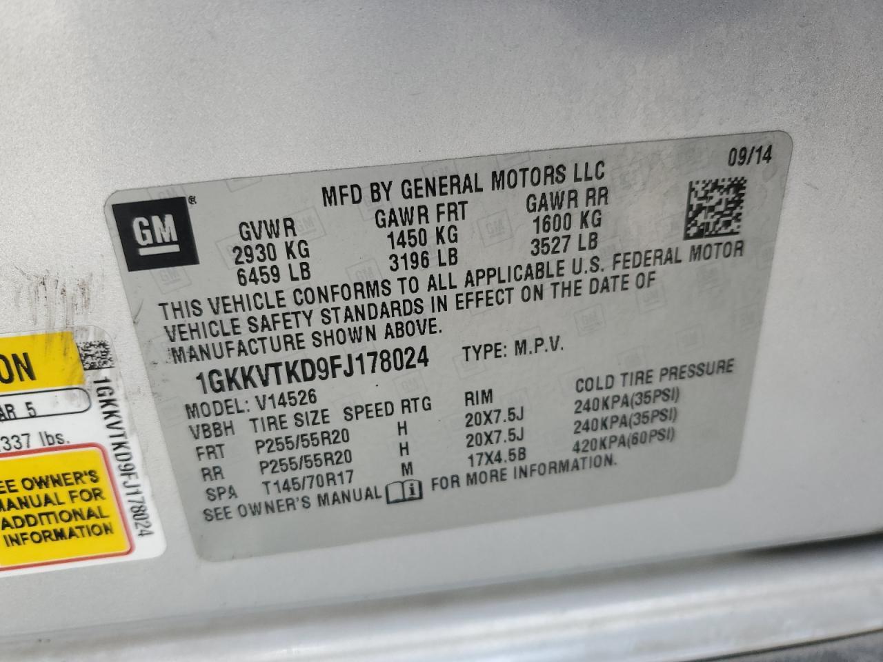 2015 GMC ACADIA