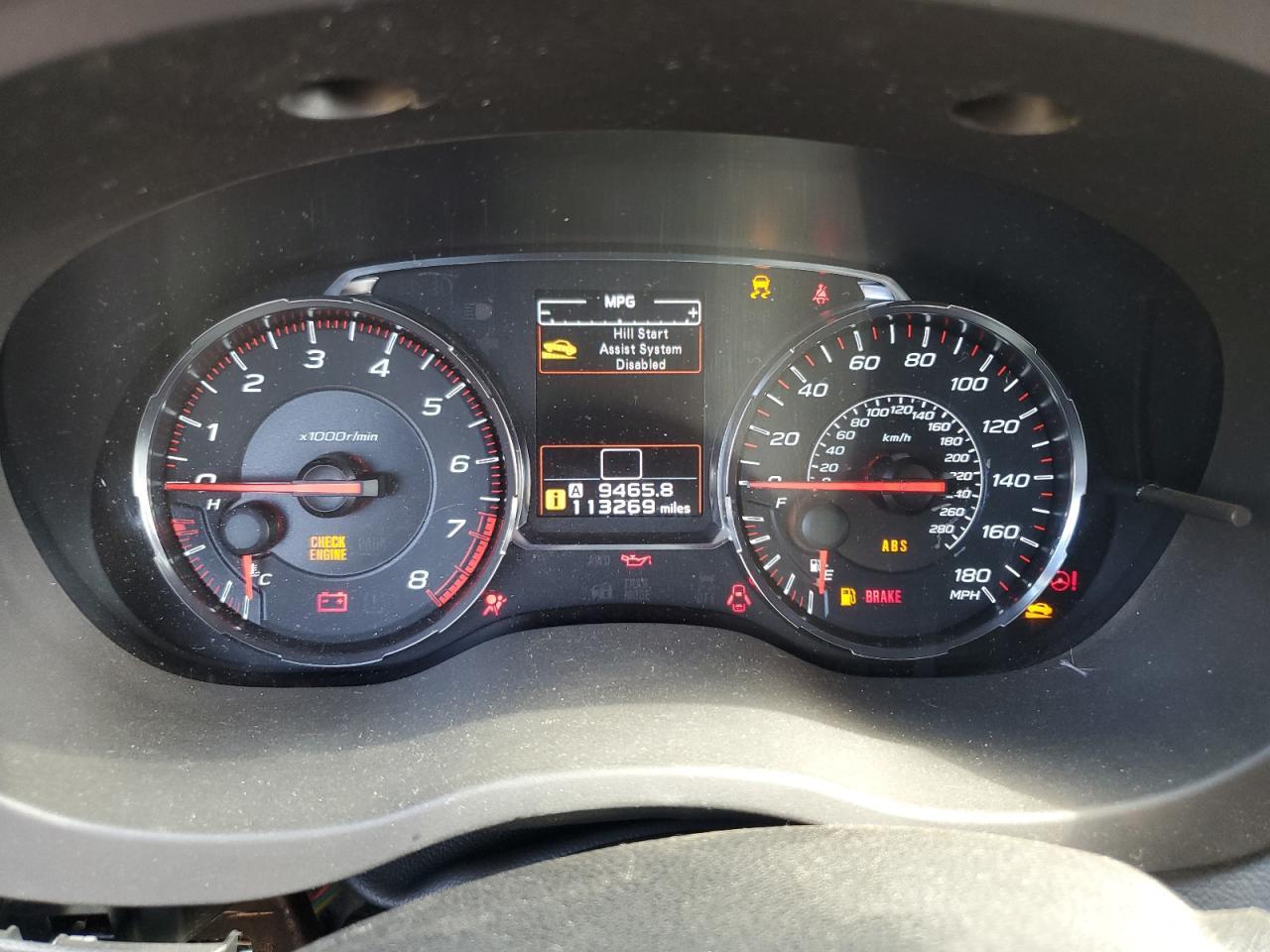 2018 SUBARU WRX