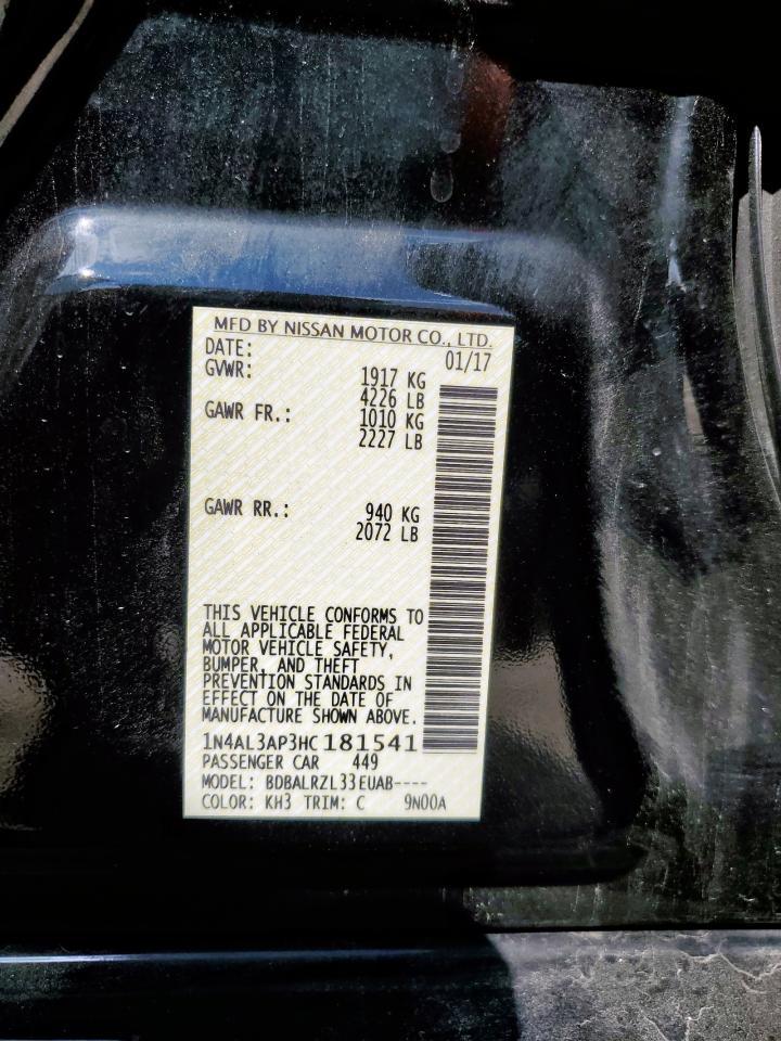 2017 NISSAN ALTIMA