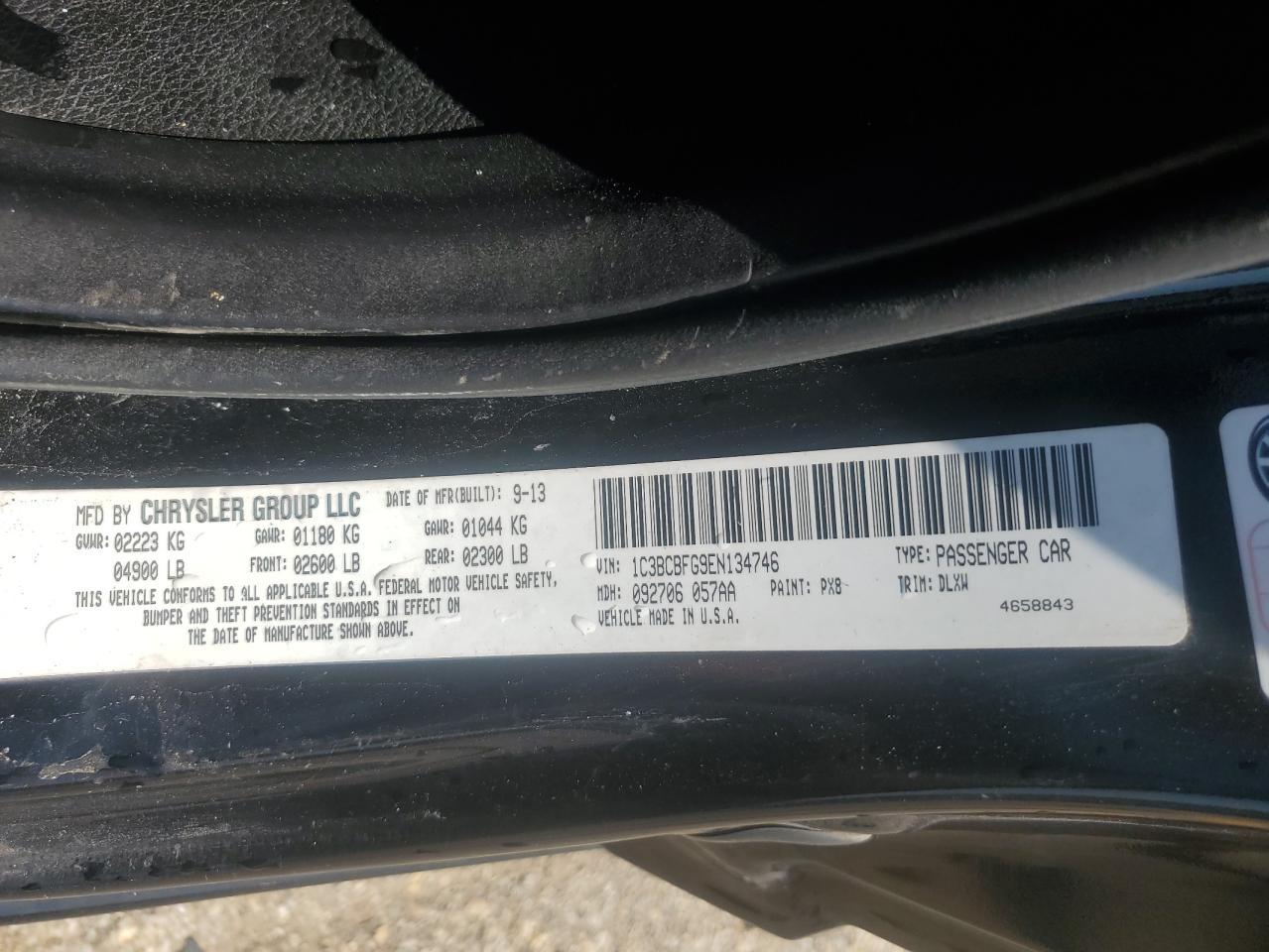 2014 CHRYSLER 200