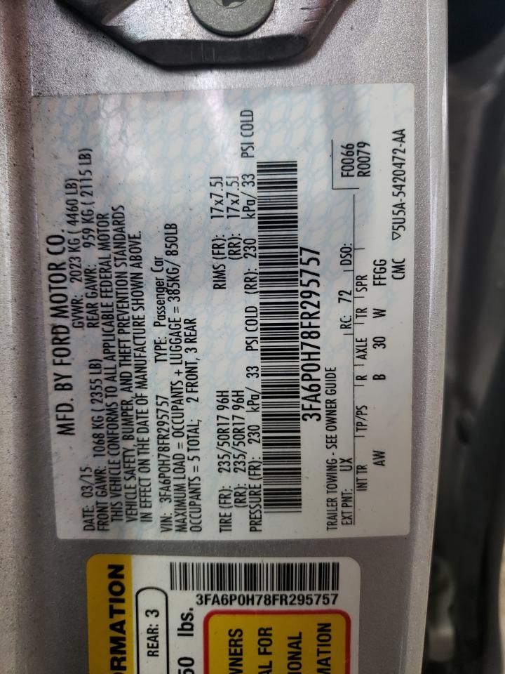 2015 FORD FUSION