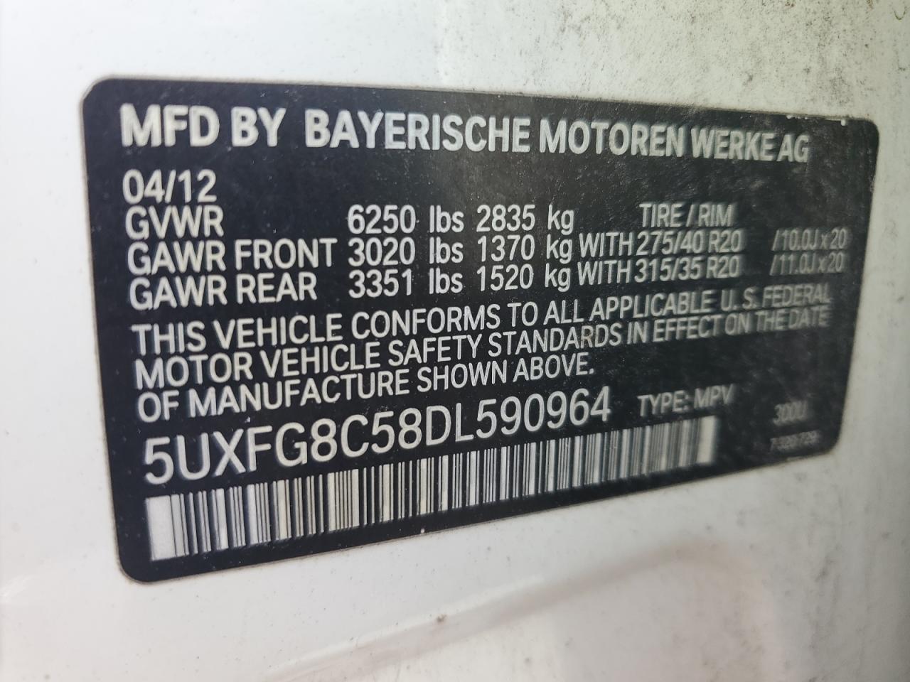 2013 BMW X6