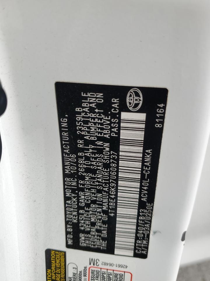 2007 TOYOTA CAMRY