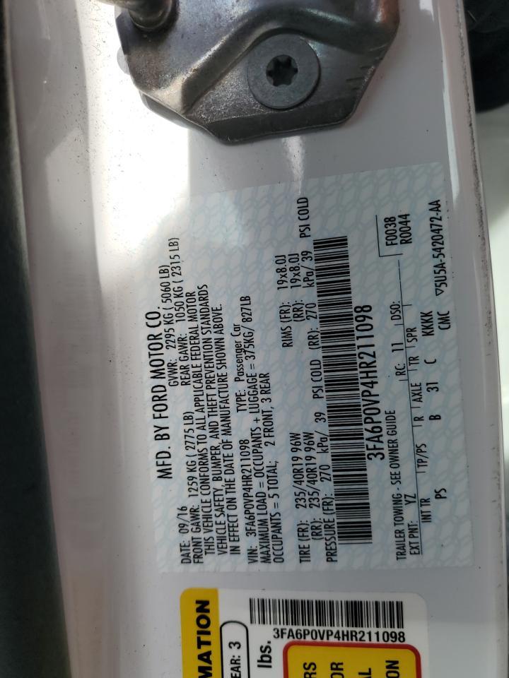 2017 FORD FUSION
