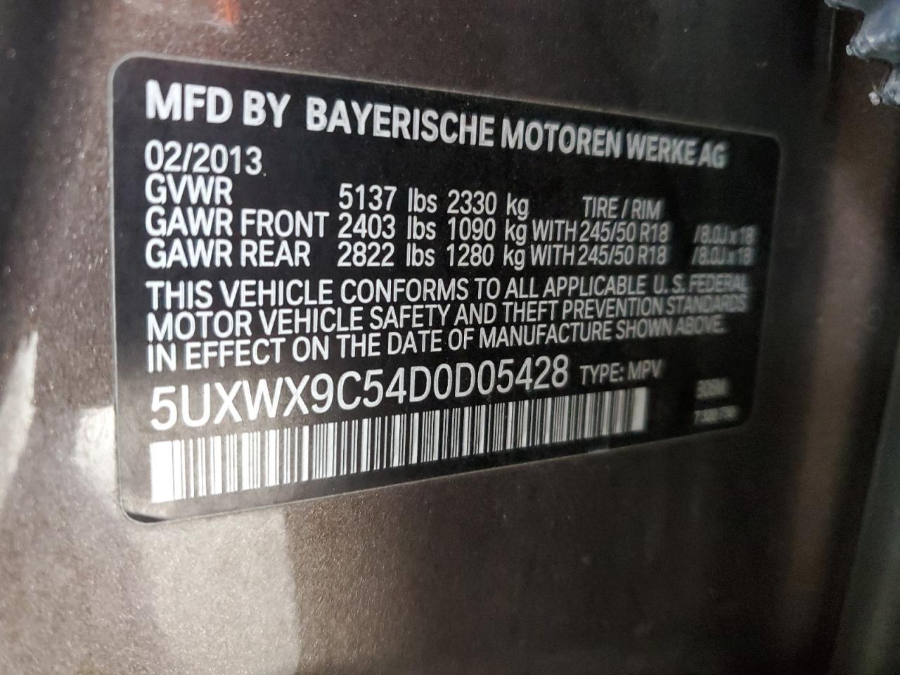 2013 BMW X3