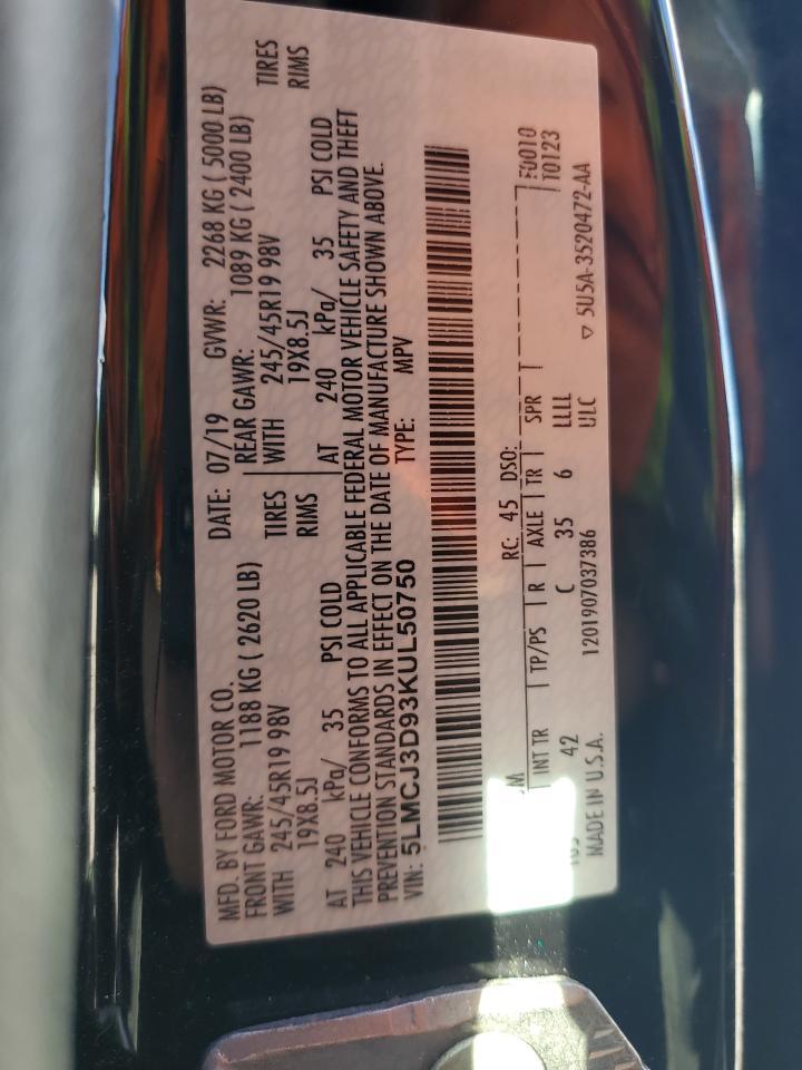 2019 LINCOLN MKC