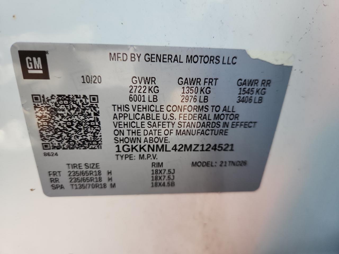 2021 GMC ACADIA