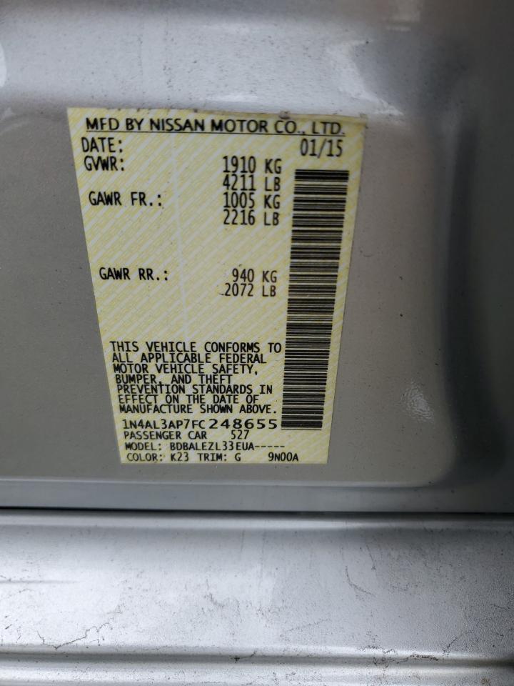 2015 NISSAN ALTIMA