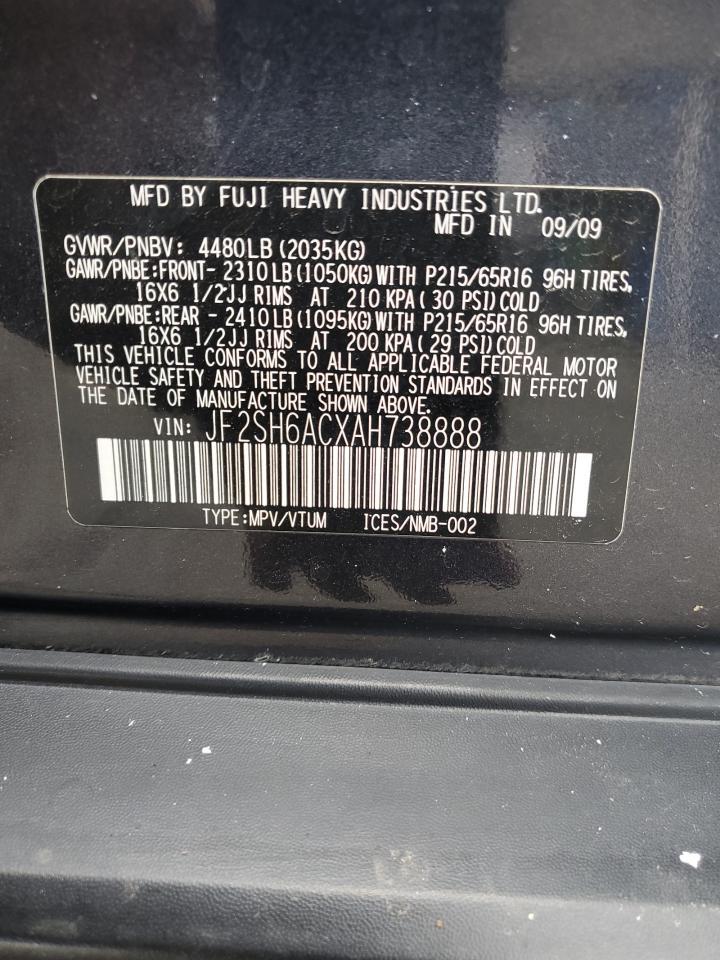 2010 SUBARU FORESTER