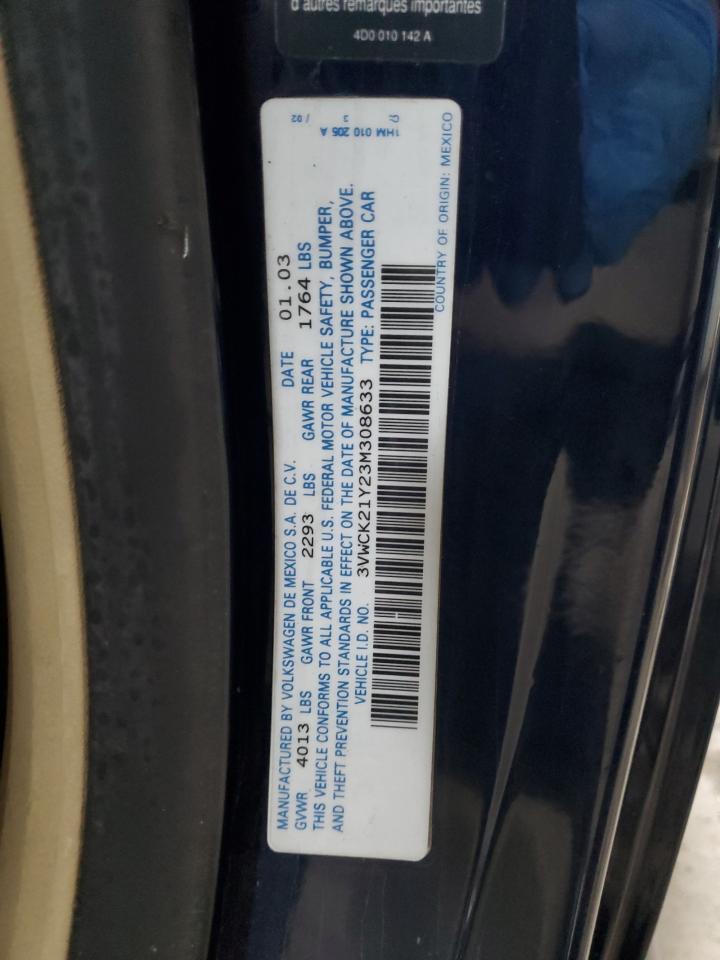 2003 VOLKSWAGEN Beetle