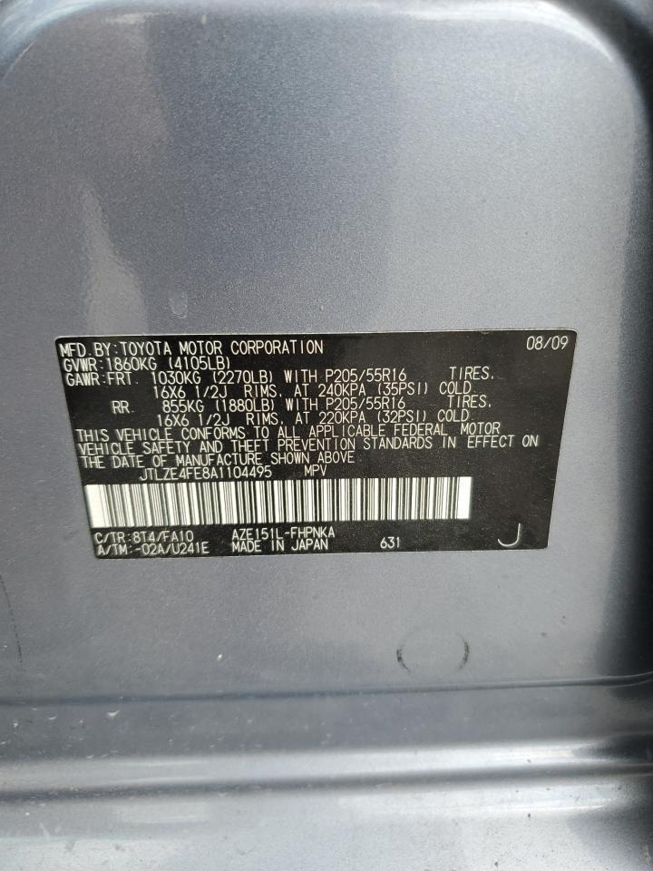 2010 TOYOTA SCION