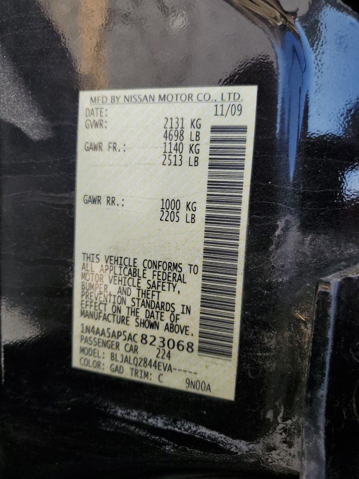 2010 NISSAN Maxima