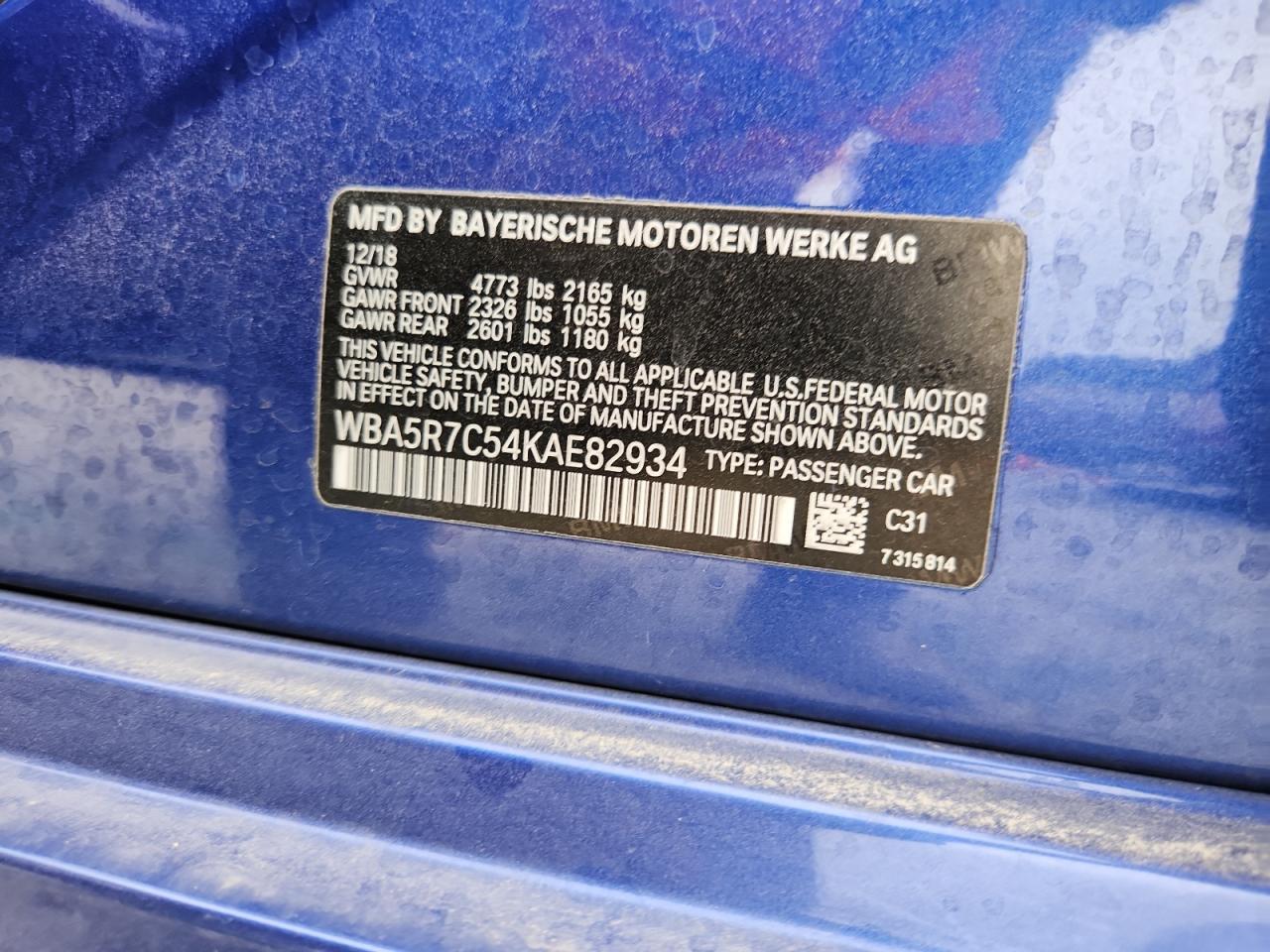 2019 BMW 3 SERIES