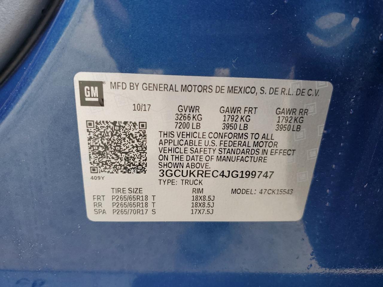2018 CHEVROLET Silverado