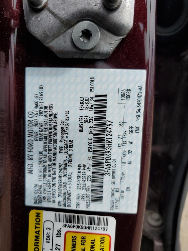2017 FORD FUSION
