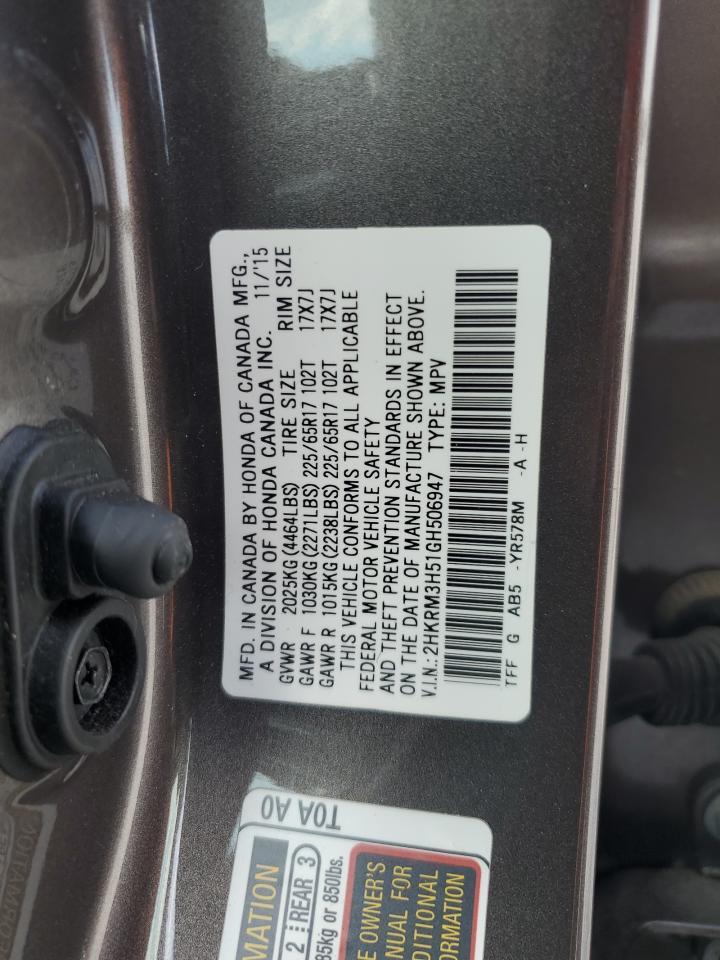 2016 HONDA CR-V