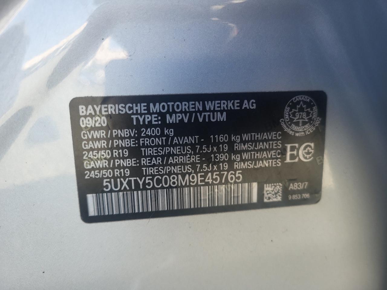 2021 BMW X3