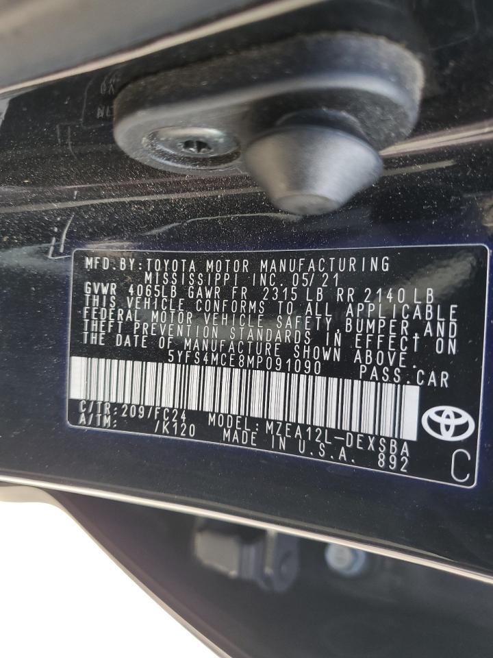 2021 TOYOTA COROLLA