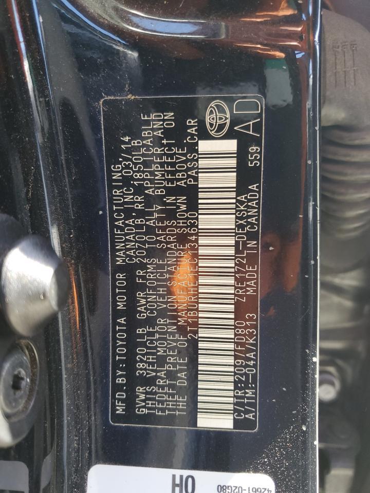 2014 TOYOTA COROLLA