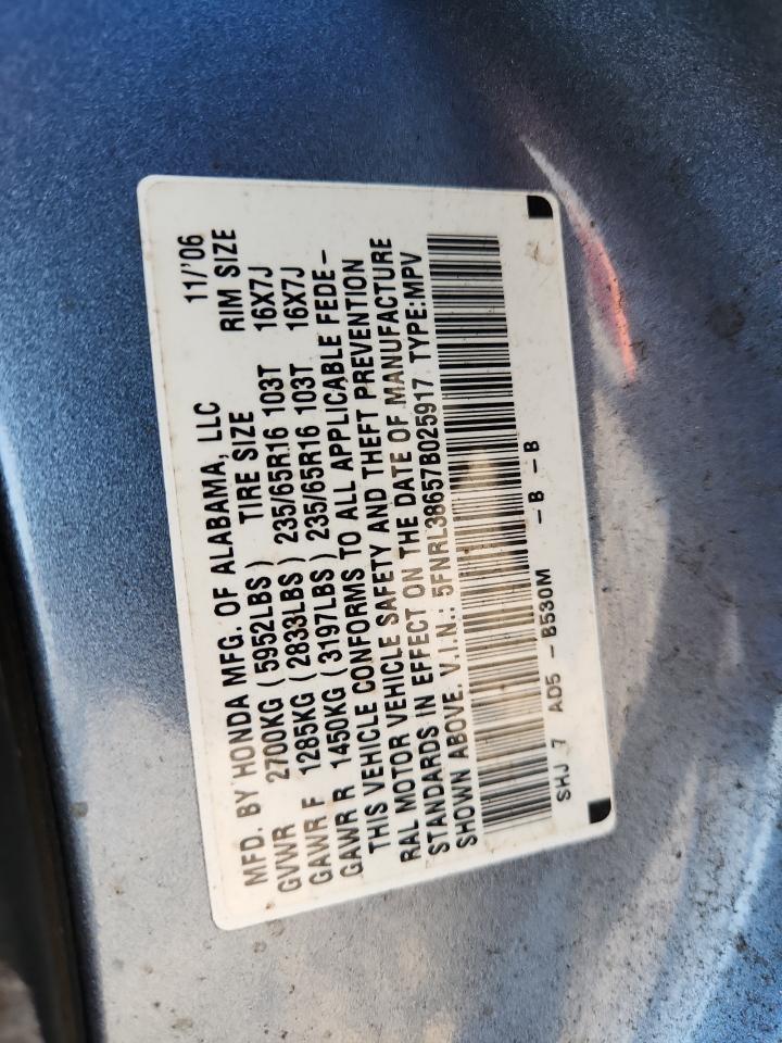 2007 HONDA ODYSSEY