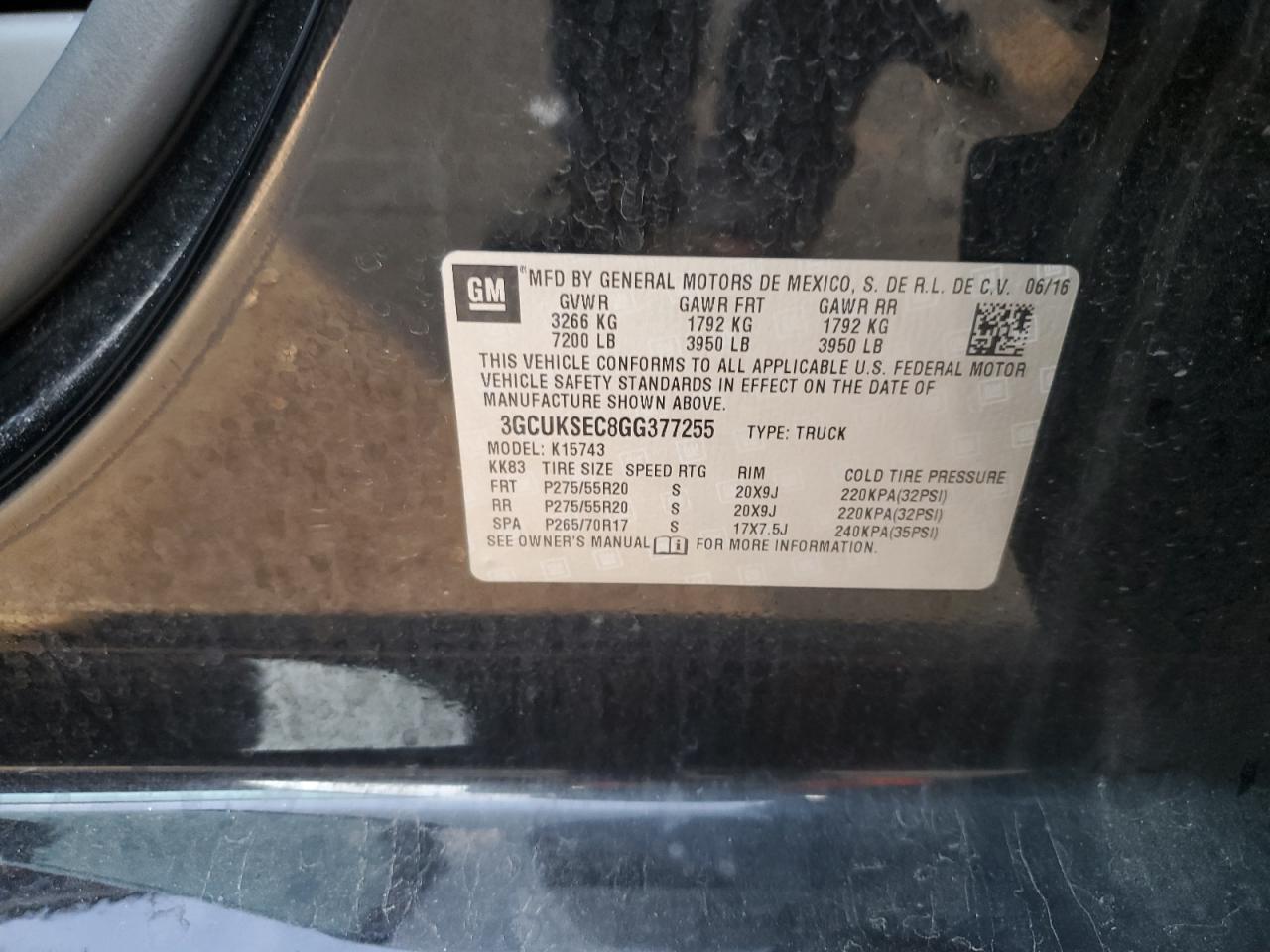 2016 CHEVROLET Silverado