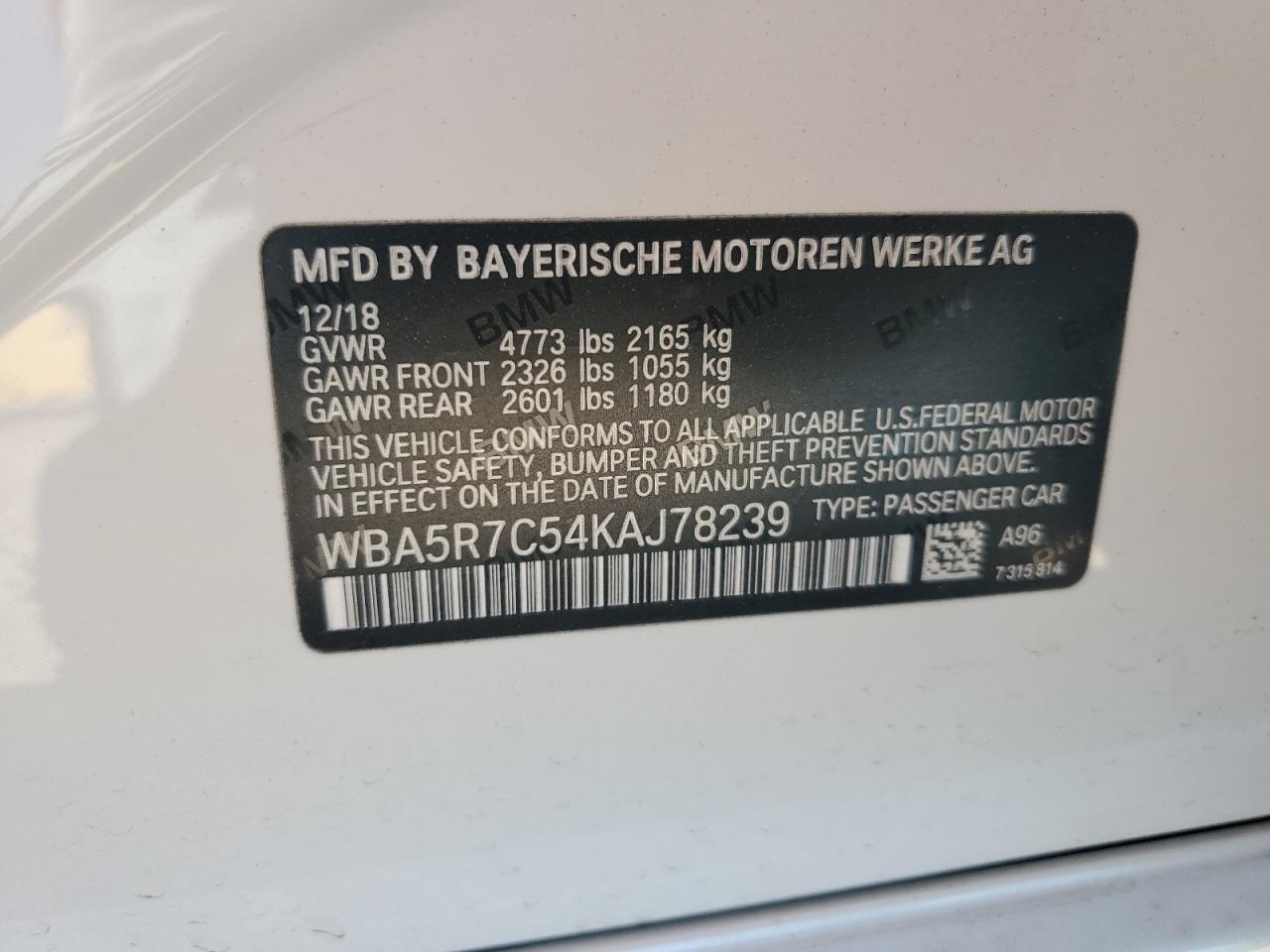 2019 BMW 3 SERIES