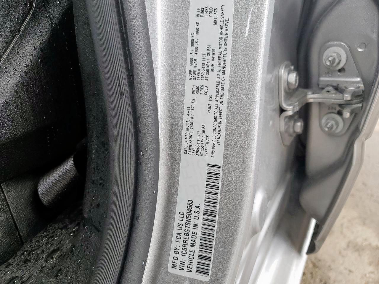 2025 RAM 1500