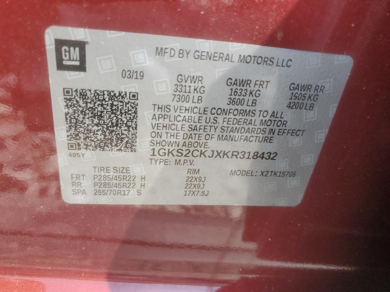 2019 GMC Yukon