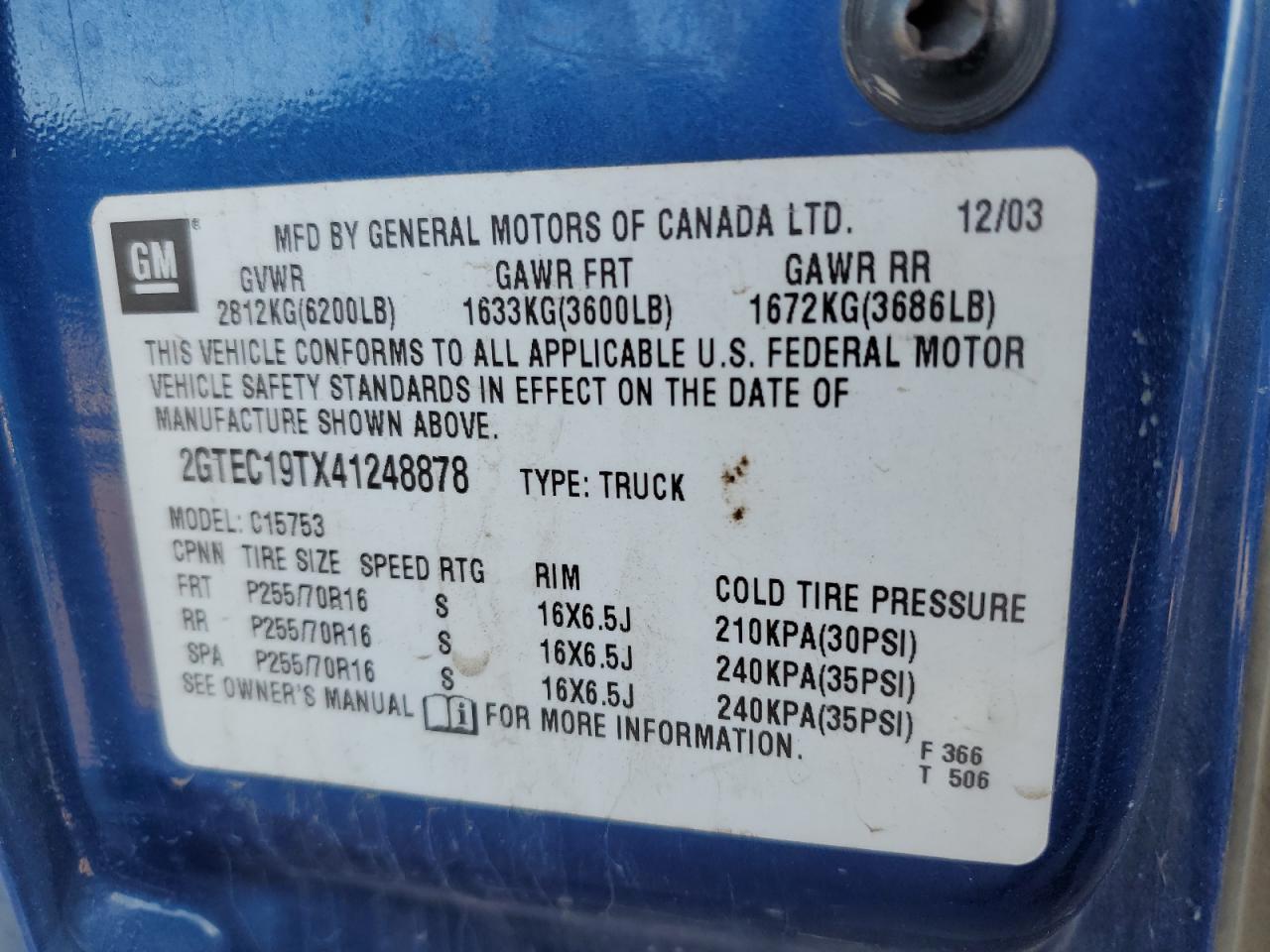 2004 GMC Sierra