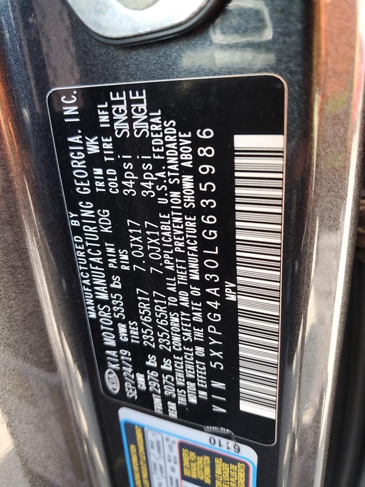 2020 KIA SORENTO