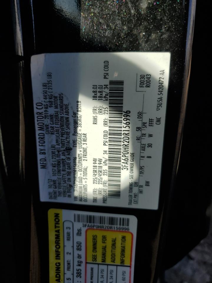 2013 FORD FUSION