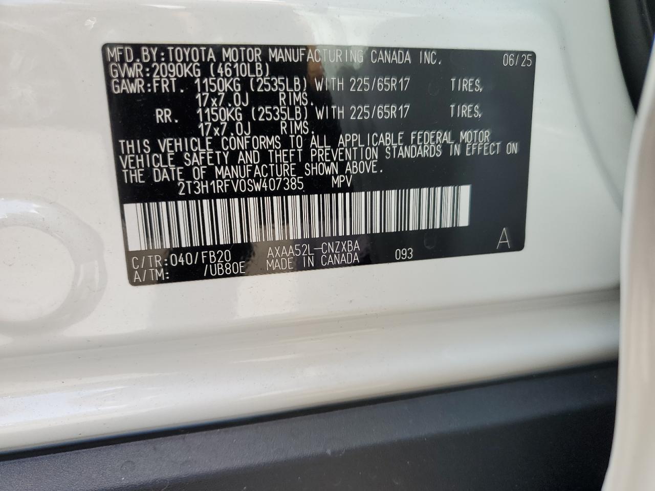 2025 TOYOTA RAV4