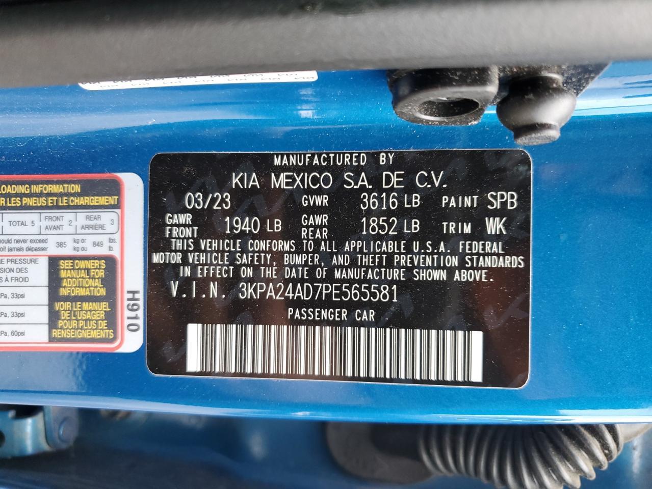 2023 KIA RIO