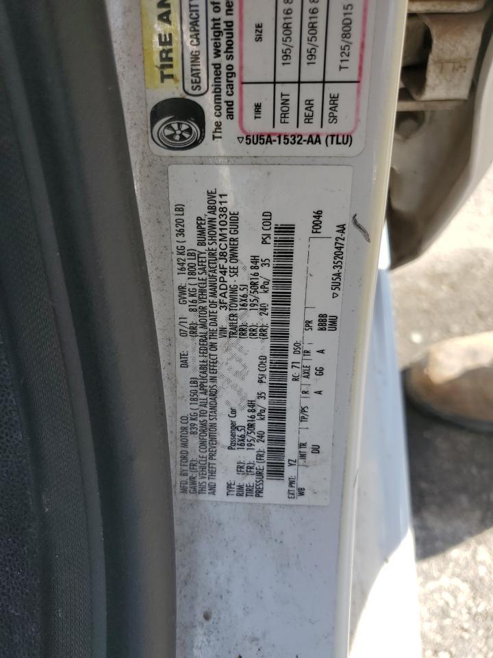 2012 FORD Fiesta
