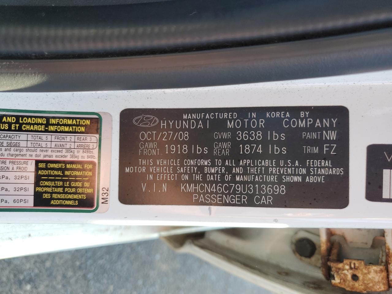 2009 HYUNDAI ACCENT