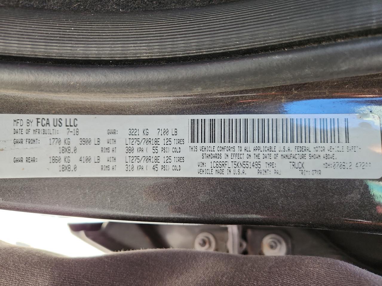 2019 RAM 1500