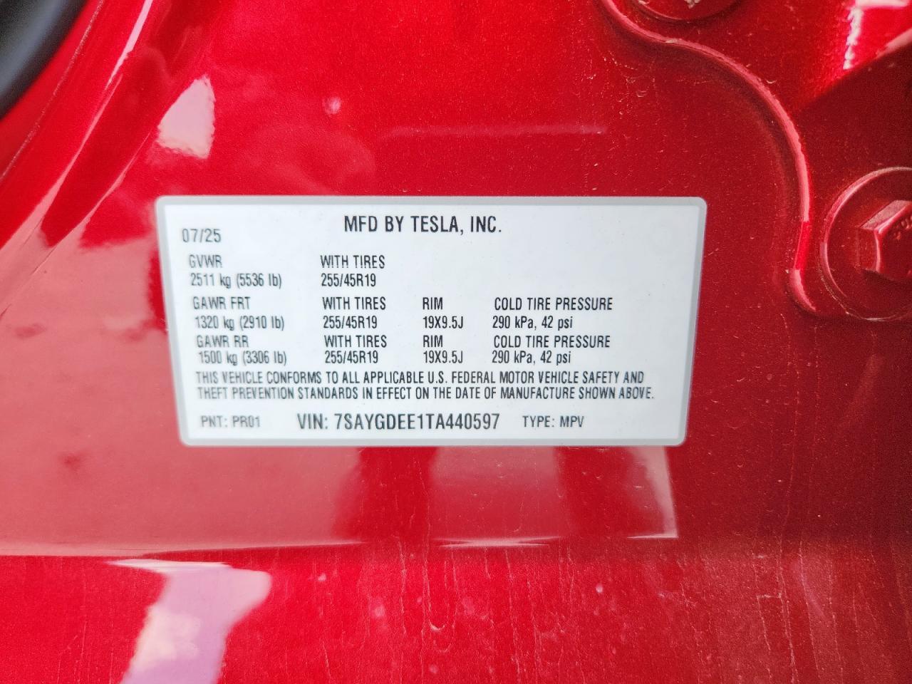 2026 TESLA MODEL Y