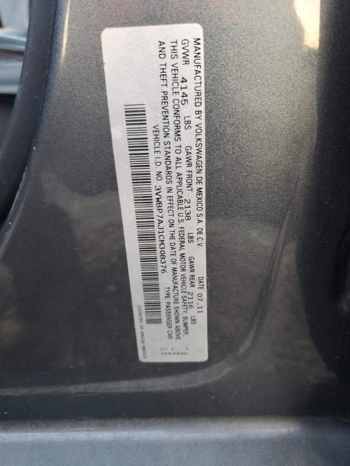 2012 VOLKSWAGEN JETTA
