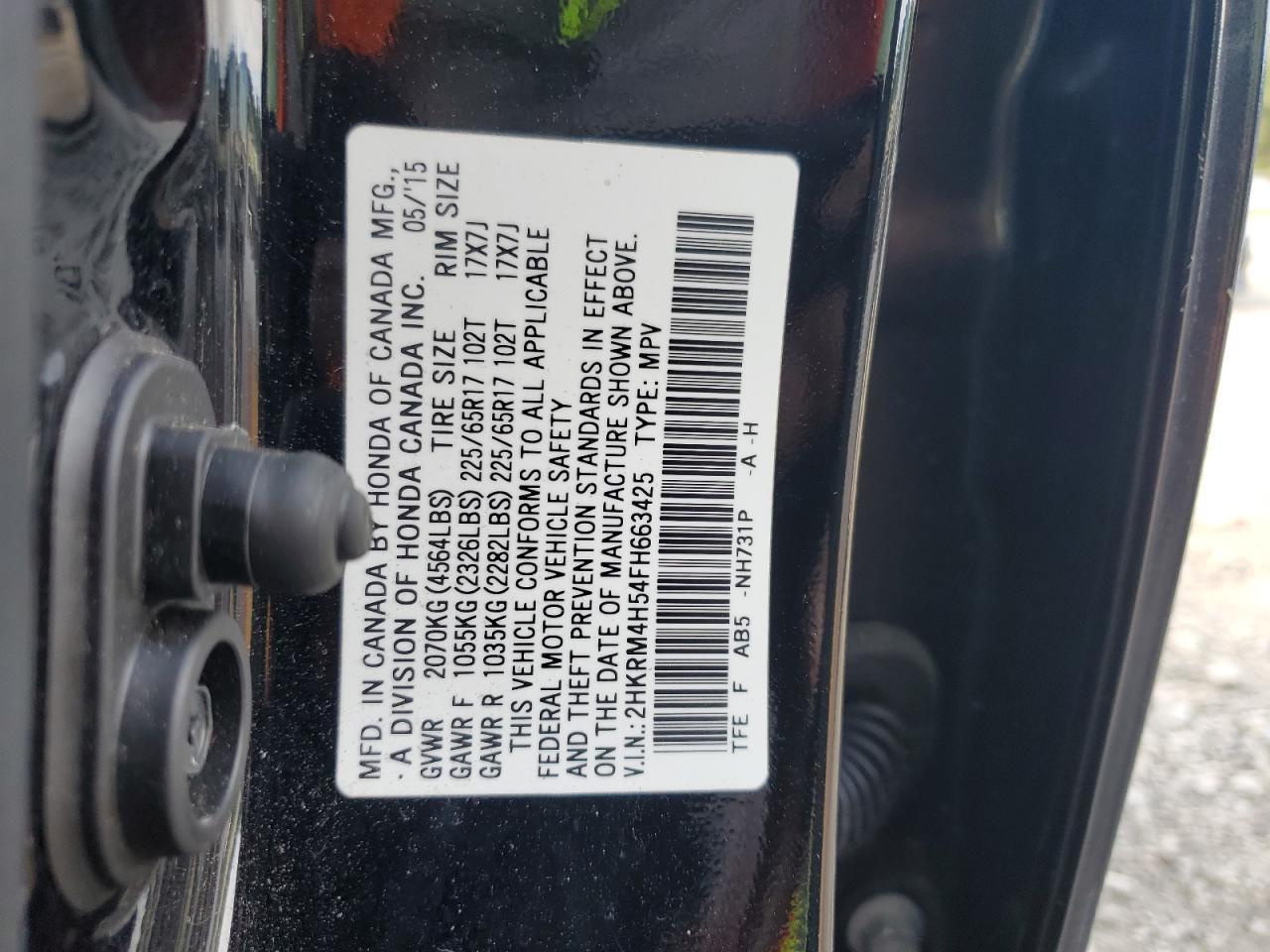 2015 HONDA CR-V