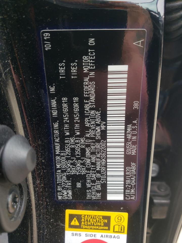 2019 TOYOTA HIGHLANDER