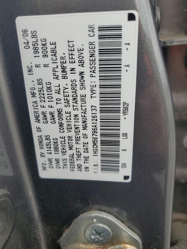 2006 HONDA ACCORD