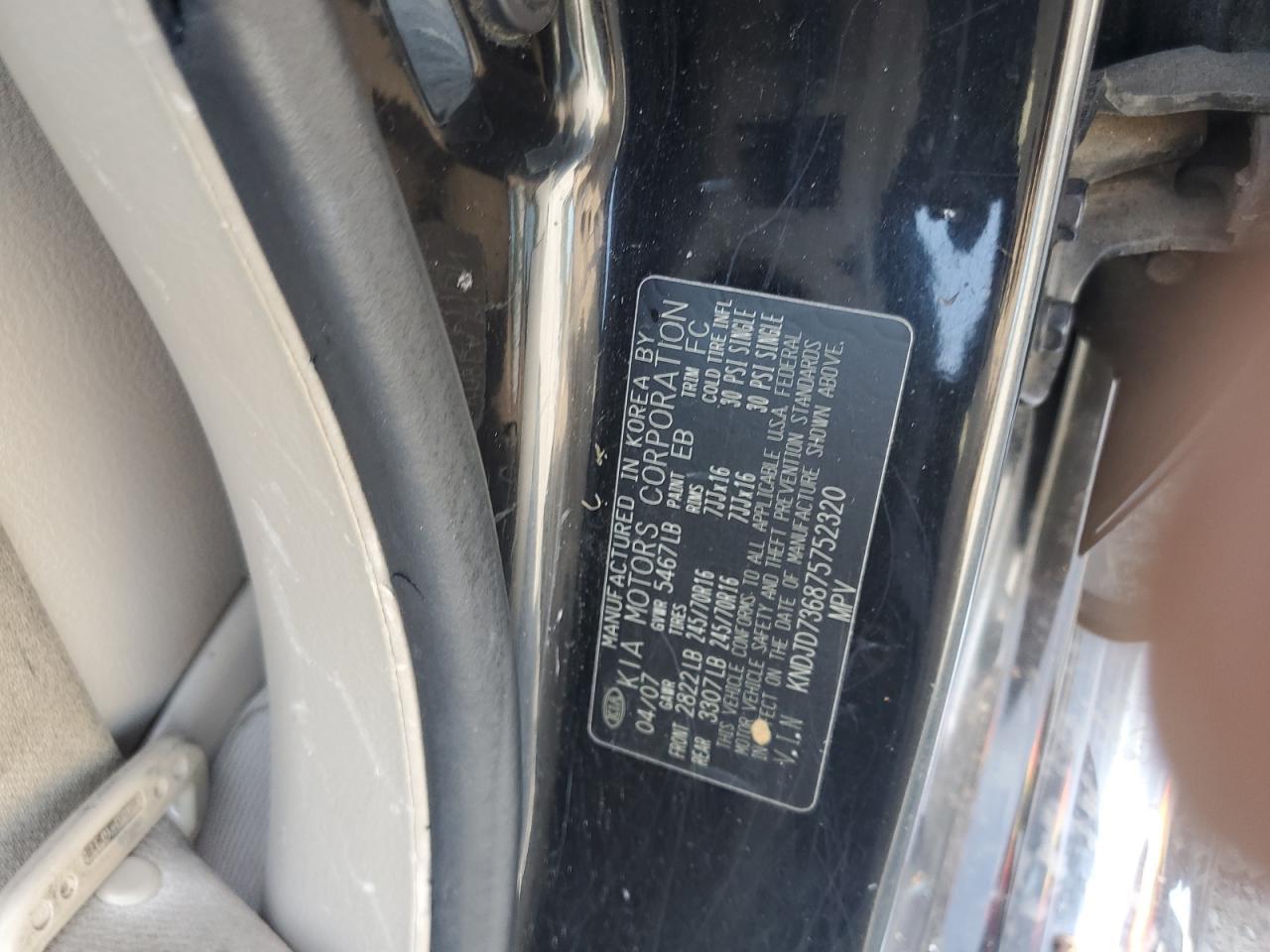 2007 KIA SORENTO