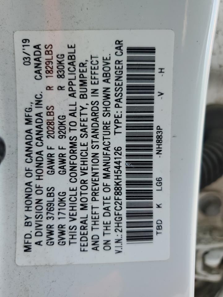 2019 HONDA CIVIC