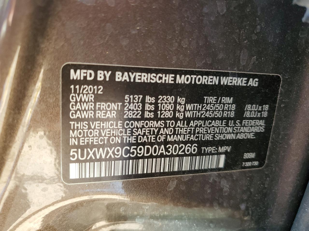 2013 BMW X3