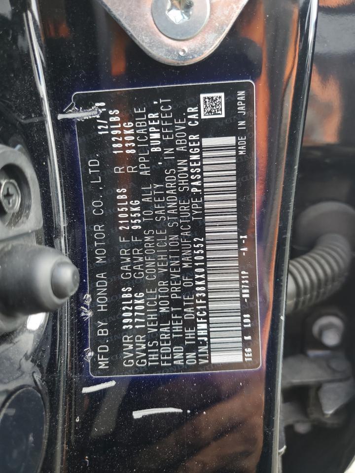 2019 HONDA CIVIC
