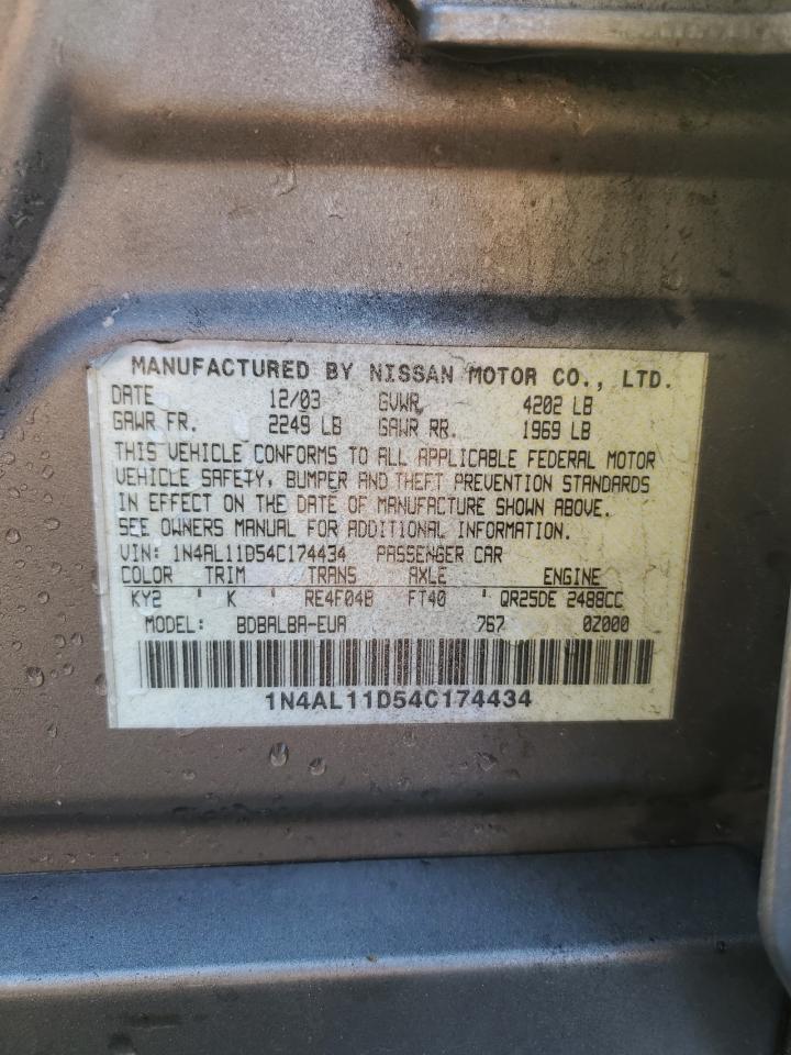 2004 NISSAN ALTIMA