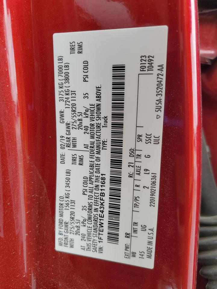 2019 FORD F-150