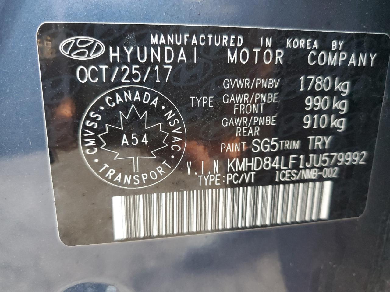 2018 HYUNDAI ELANTRA