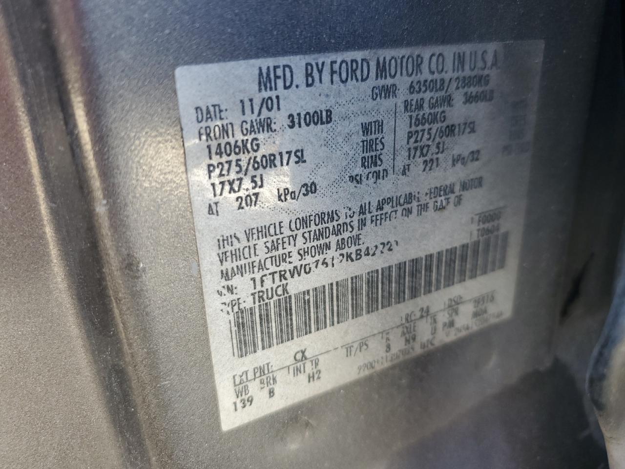 2002 FORD F-150