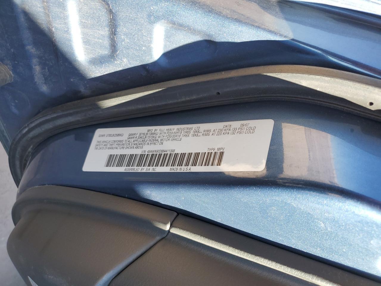 2008 SUBARU Tribeca